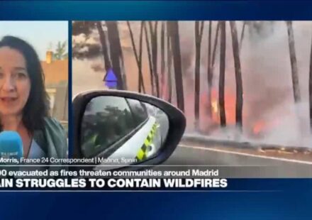 'Firefighters are hoping that more of those fires don't join up': Spain steps up wildfire response