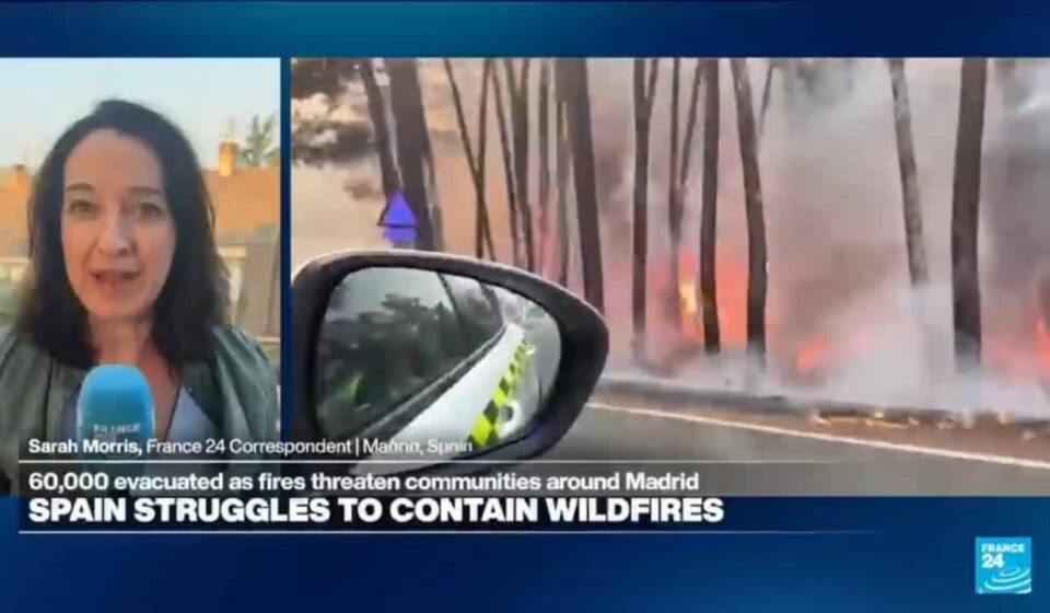 'Firefighters are hoping that more of those fires don't join up': Spain steps up wildfire response