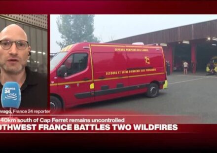 'The problem has been extremely high winds': Wildfires sweep through southwest France