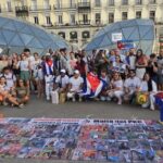 11J: El exilio cubano lleva el espíritu del 11J a la Puerta del Sol