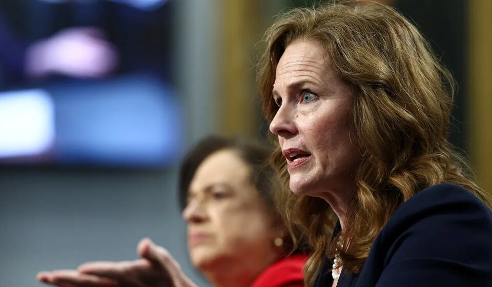Amy Coney Barrett says threats and swatting impacted her children
