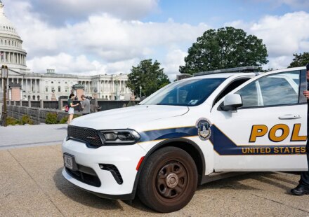 Armed man arrested at U.S. Capitol security barricade with firearm