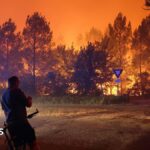 Around 12,000 evacuated in France fires as firefighter killed in Italy