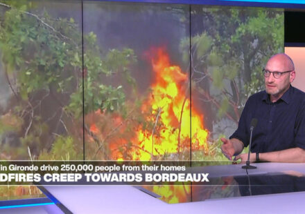 Back from Gironde: France 24's Luke Shrago gives firsthand account of fires