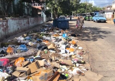 Basura: Oasis de limpieza en Línea, montañas de basura en otras calles