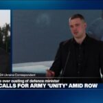 Bitter row splits Ukraine's military leadership after defence minister ousted