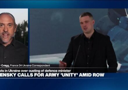 Bitter row splits Ukraine's military leadership after defence minister ousted