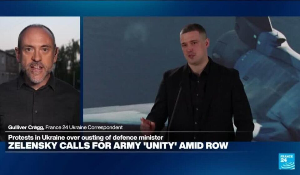 Bitter row splits Ukraine's military leadership after defence minister ousted