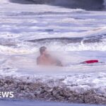 Bystander video shows teen lifeguard's dramatic ocean rescue