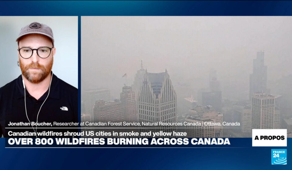 Canadian wildfire sends hazardous smoke spewing into US - A propos
