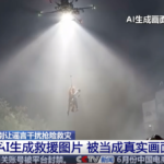 China's new challenge as natural disasters strike - fake AI videos