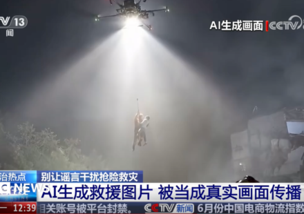China's new challenge as natural disasters strike - fake AI videos