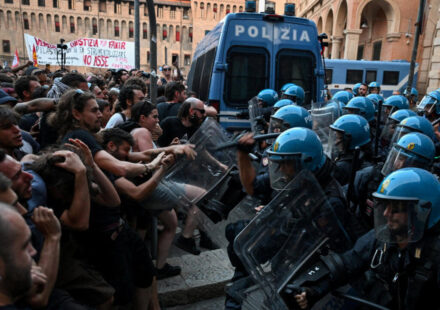 Demonstrations break out in Bologna after Moroccan man dies while being restrained by police
