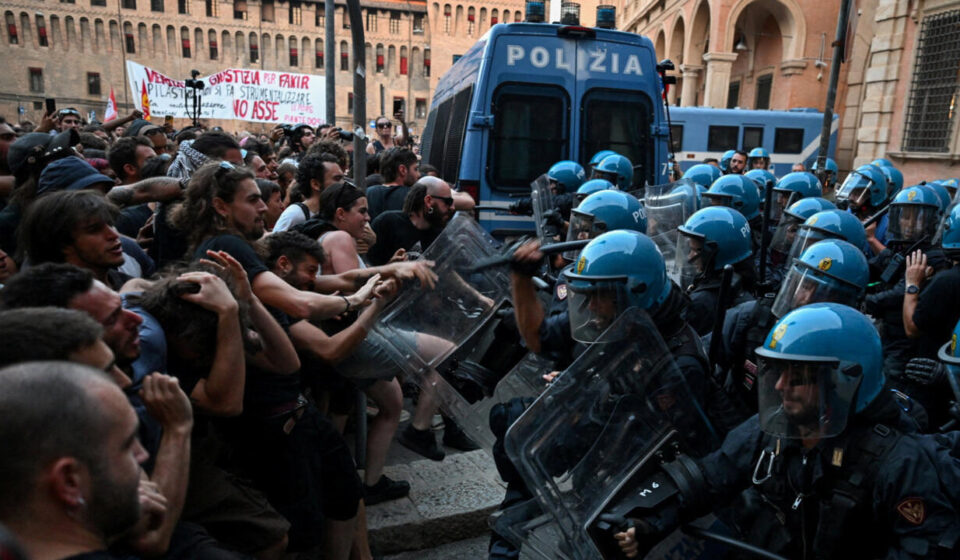 Demonstrations break out in Bologna after Moroccan man dies while being restrained by police