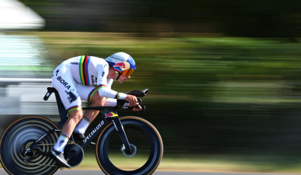 Evenepoel beats Pogacar by seconds in stage 16 of Tour de France