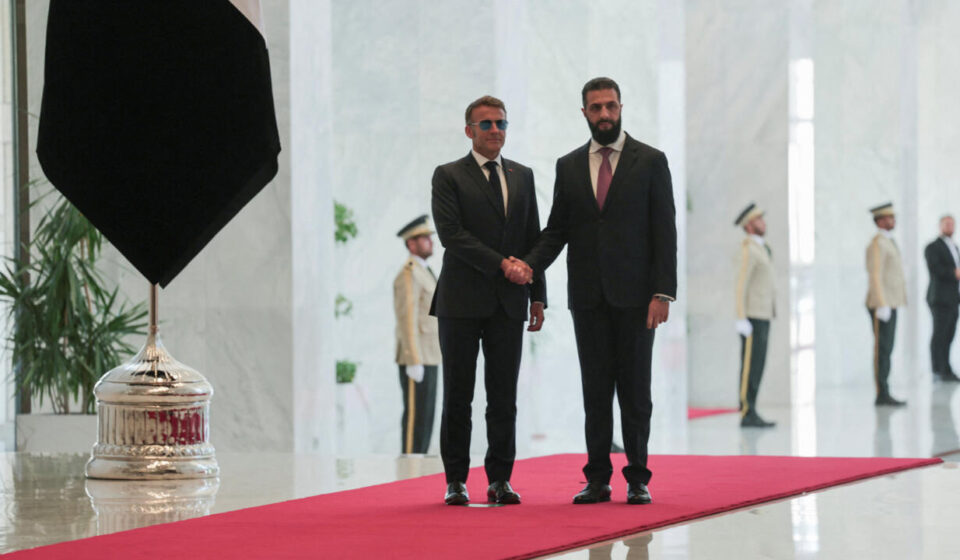 Explosions rock Damascus on second day of Macron's visit to Syria