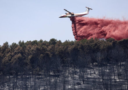 Fast-moving wildfire forces hundreds of evacuations in southern France
