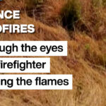 Firefighter films wildfire using smart glasses in France's Gironde