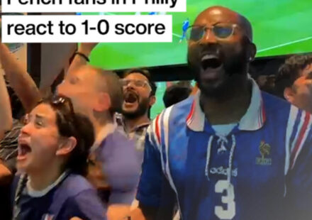 France-Paraguay : French fans in Philly react to 1-0 score
