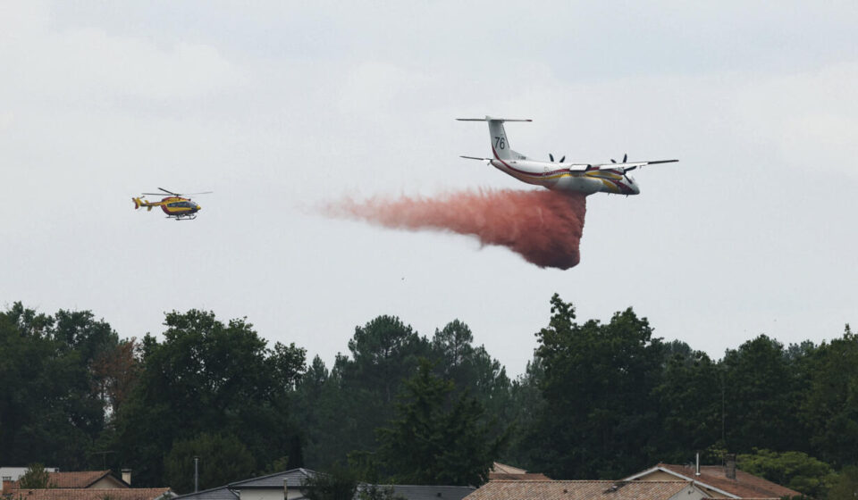 France and Spain continue to battle fires as new heatwave looms