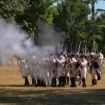 France highlights role in American independence with historical re-enactments