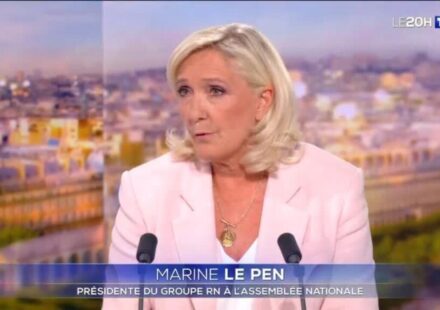France's Le Pen says still running for president, despite embezzlement conviction confirmed