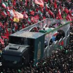 Huge crowds fill Tehran streets for Khamenei's funeral procession
