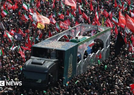 Huge crowds fill Tehran streets for Khamenei's funeral procession
