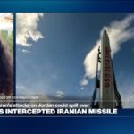 Israel says Iran missile towards Jordan's Aqaba intercepted