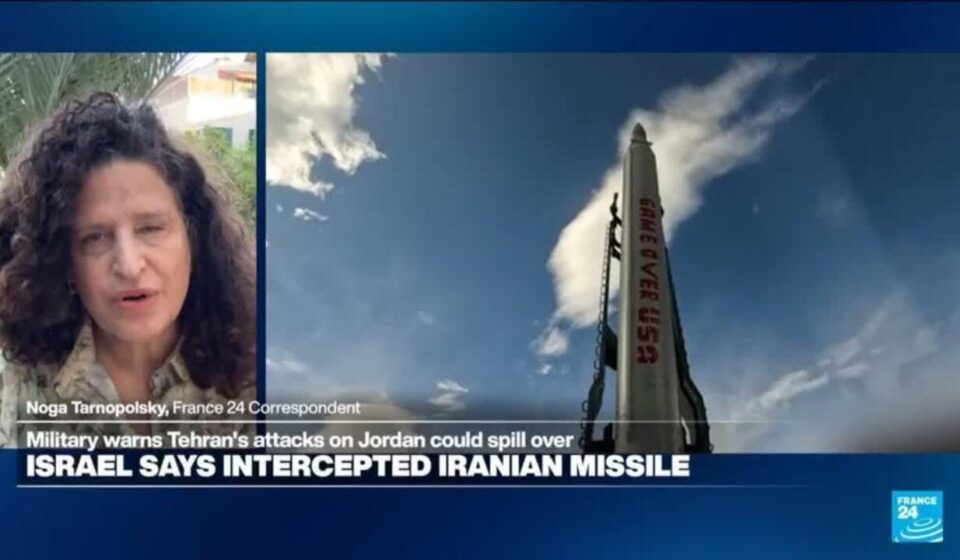 Israel says Iran missile towards Jordan's Aqaba intercepted