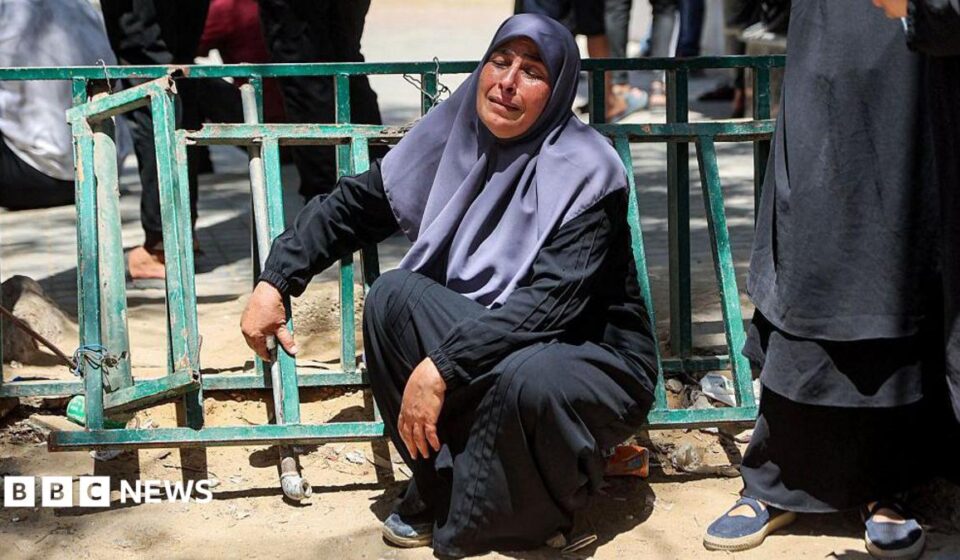 Israeli strike on police post in Gaza kills seven, officials say