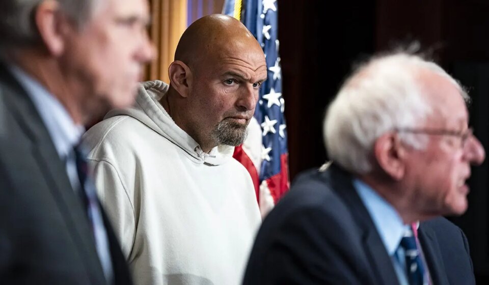 John Fetterman says anti-Israel shift could push him from Democrats