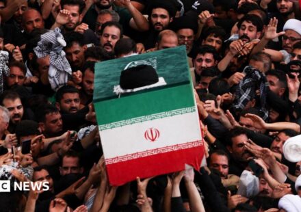 Khamenei's coffin carried through Shia shrines as ceremonies held in Iraq