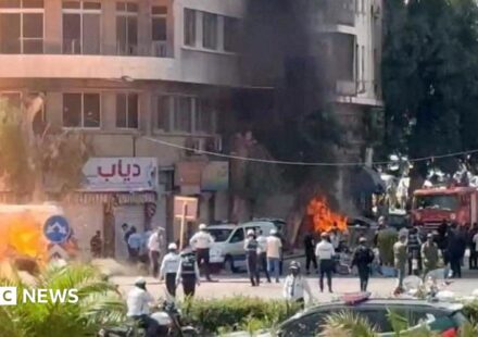 Macron safe after explosions in Syrian capital during French president's visit