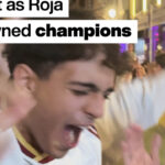 Madrid fans react to Spain's World Cup win