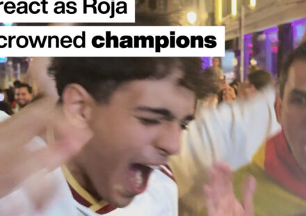 Madrid fans react to Spain's World Cup win