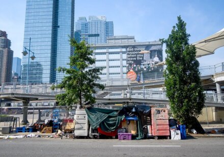 Mamdani's encampment policy draws criticism near the Intrepid Museum