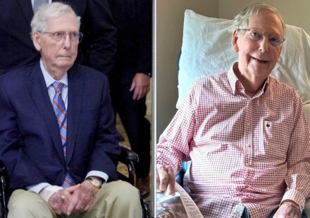 McConnell reveals post-polio condition caused fall and hospital stay