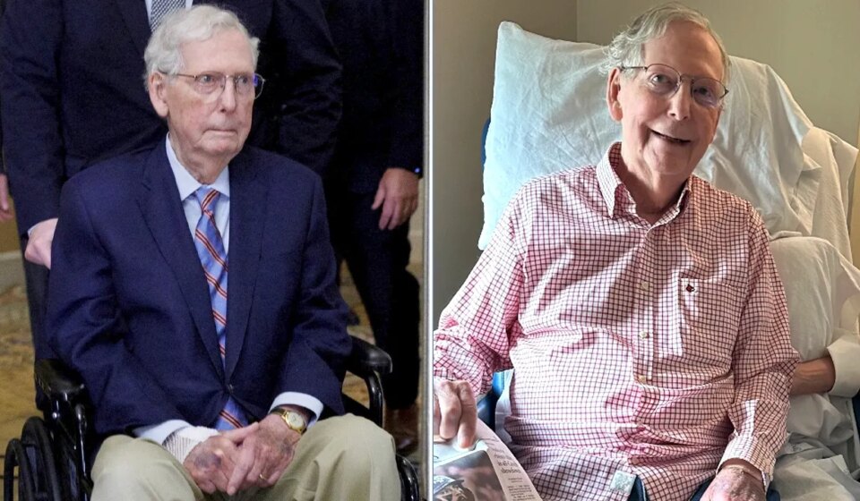 McConnell reveals post-polio condition caused fall and hospital stay