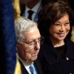 McConnell's wife, Elaine Chao, remained in China during his hospitalization