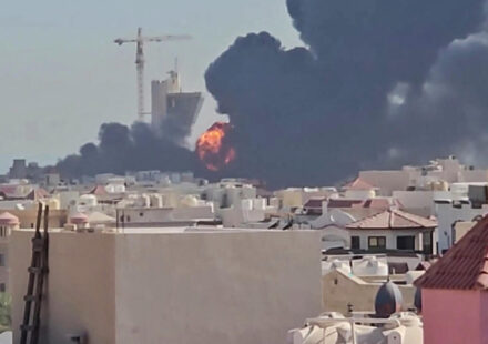 Middle East live: Kuwait says intercepting Iran drone attacks as explosions heard in Bahrain