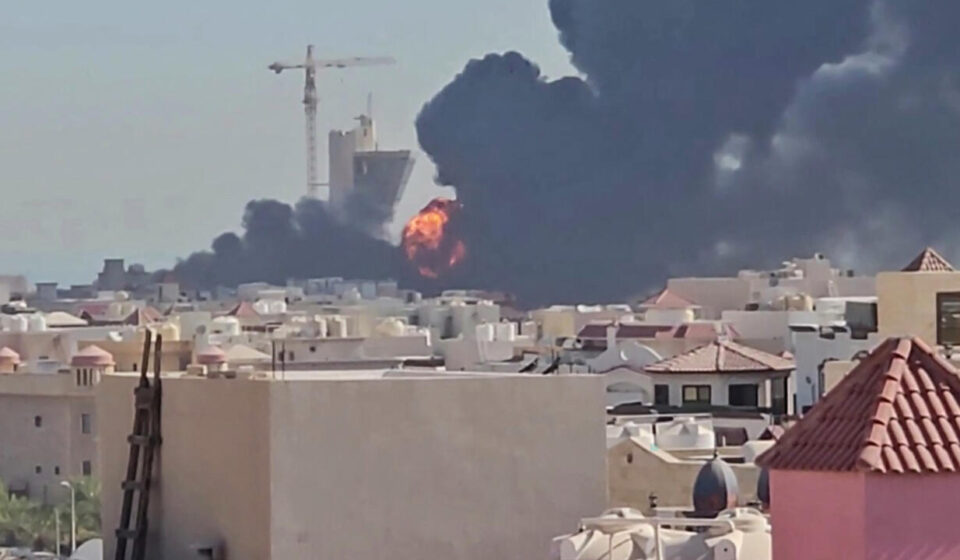 Middle East live: Kuwait says intercepting Iran drone attacks as explosions heard in Bahrain