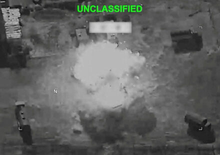 Middle East live: US air strikes on Iran's Qeshm island kill three people
