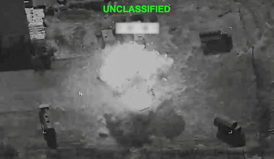 Middle East live: US air strikes on Iran's Qeshm island kill three people