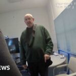 Newly-released video shows Peter Falconio's killer questioned