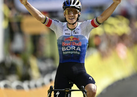 Olympic champ Evenepoel wins Tour de France 15th stage