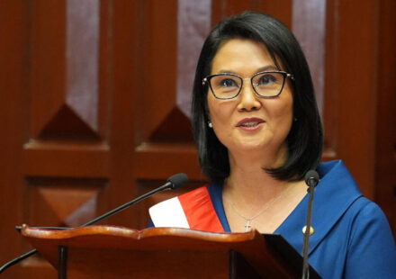 Peru's Fujimori vows military-led crackdown on crime after taking office