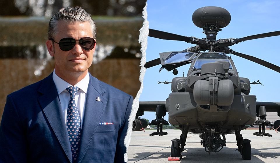 Pete Hegseth fixes situation after National Guard Apache pilots suspended