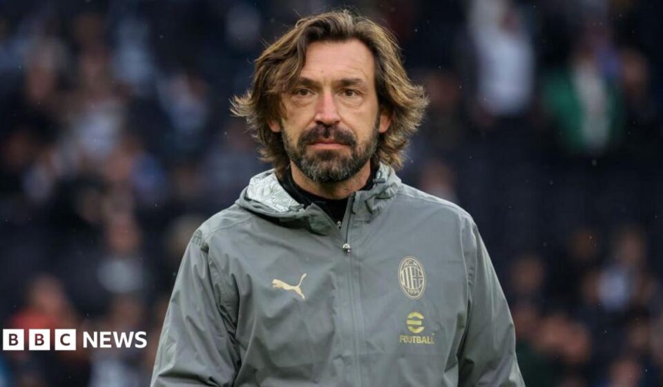Pirlo out of Italy football top job after backlash over Russian betting firm links