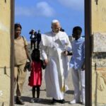 Pope urges Europe to do more for migrants while visiting gateway island